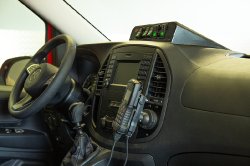  Mercedes Benz Vito Bedienteil für die Sondersignalanlage auf dem Armaturenbrett,Bedienhandapparat für den Digitalfunk (150)